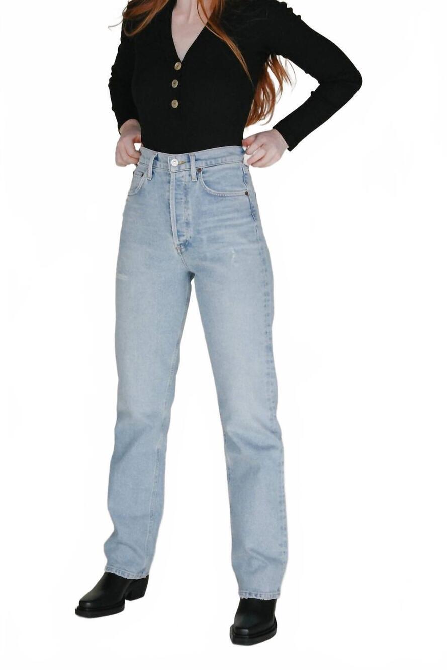 NEW CITIZENS OF HUMANITY eva high rise baggy jean in enchanted